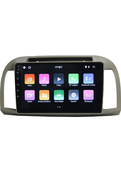 Smart Go Nissan Micra Old 2002/2010 9 Inç 8-128 modelleri