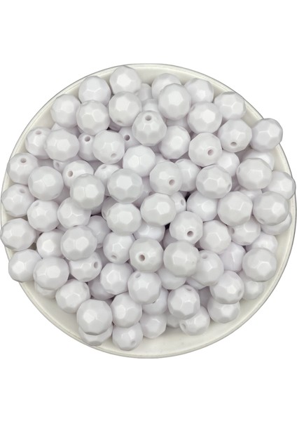 12MM Opak Petek, Beyaz Renk 100GR 12MM Opak Petek Akrilik Boncuk,çanta Boncuğu (100GR,~100 Adet) fırsatları