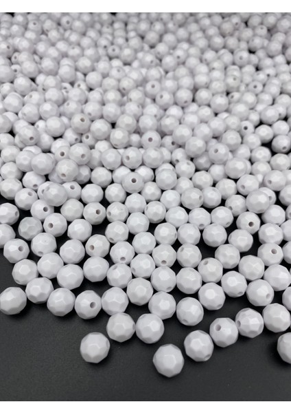 Opak Petek, Beyaz Renk 100GR 10MM Opak Petek Model Akrilik Boncuk ,çanta Boncuğu (100GR,~200 Adet) modelleri