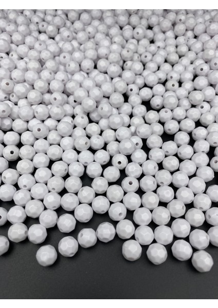 Opak Petek, Beyaz Renk 100GR 10MM Opak Petek Model Akrilik Boncuk ,çanta Boncuğu (100GR,~200 Adet) fırsatları