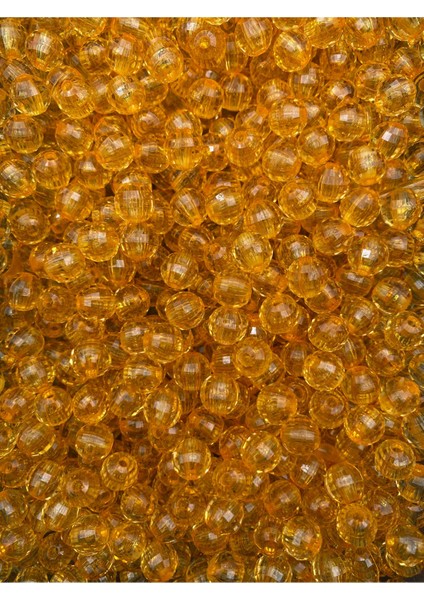 8mm Turuncu Renk Akrilik Dünya Model Boncuk,takı ve Çanta Yapım Boncuğu (50GR,~200 Adet) fırsatları