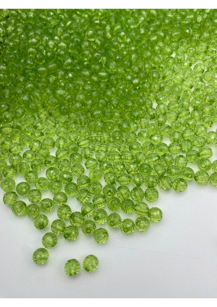 8mm Açık Yeşil Akrilik Dünya Model Boncuk,takı Çanta Yapım Boncuğu (50GR,~200 Adet) modelleri