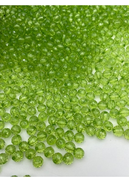 8mm Açık Yeşil Akrilik Dünya Model Boncuk,takı Çanta Yapım Boncuğu (50GR,~200 Adet) indirimleri