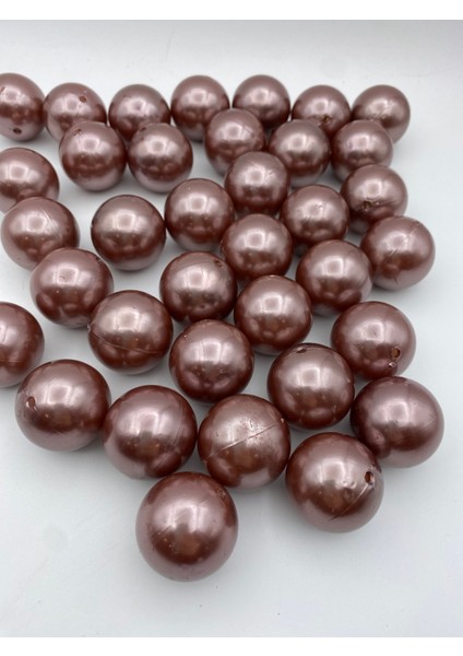 30MM Kahverengi Plastik Inci Boncuk, Çanta ve Takı Yapım Boncuğu (100 Gr,~7 Adet) fiyatları