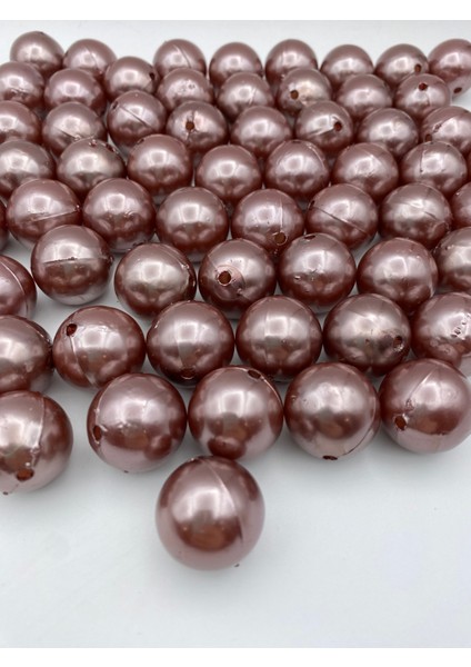 24MM Kahverengi Plastik Inci Boncuk, Çanta ve Takı Yapım Boncuğu (100 Gr,~14 Adet) fiyatları