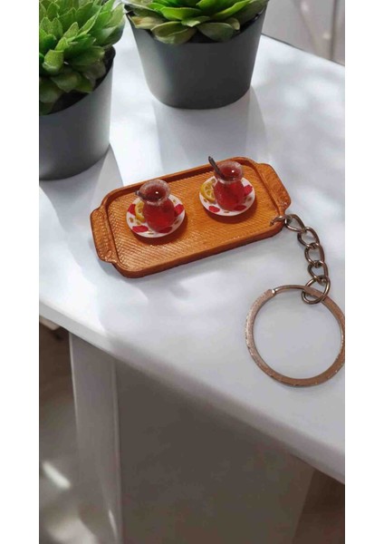 Çay Keyfi Anahtarlık