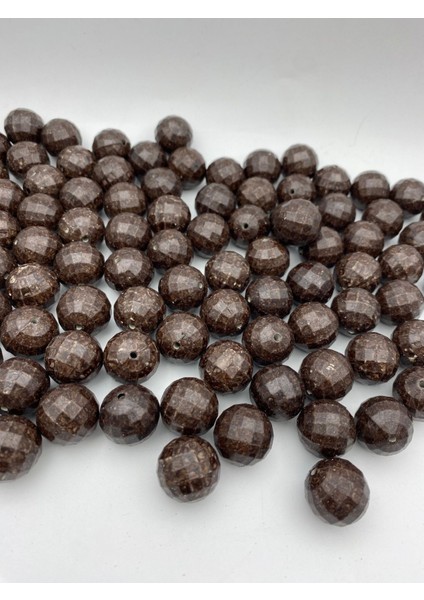 20MM Mat Kahverengi Dünya Model Boncuk, Hobi, Çanta Yapım Boncuğu (~20 Adet ) fiyatları