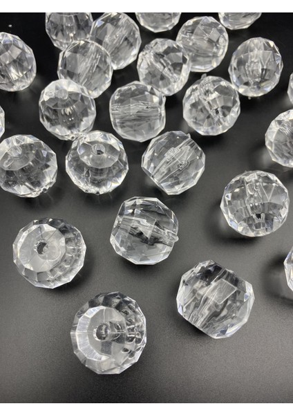 4 Adet Kesik Dünya Model 30MM Elmas Kesimli Akrilik Boncuk Avize Taşı, Abajur Boncuğu fiyatları