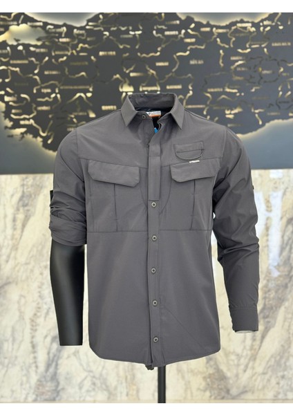 al Cargocep Karcocep Outdoor Ital Kumaş Likralı Gömlek