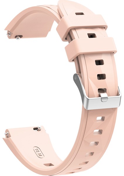 Huawei Watch Gt5 41MM Uyumlu KRD-129 Silikon Kordon Strap Kayış-Pembe