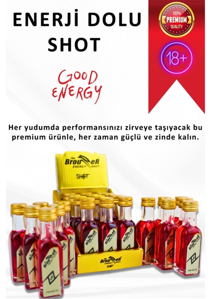 The Brouzzer Karışık Meyve Aromalı Içecek 20ML - Erkekler Için Düşük Kalorili ve Enerji Artışı