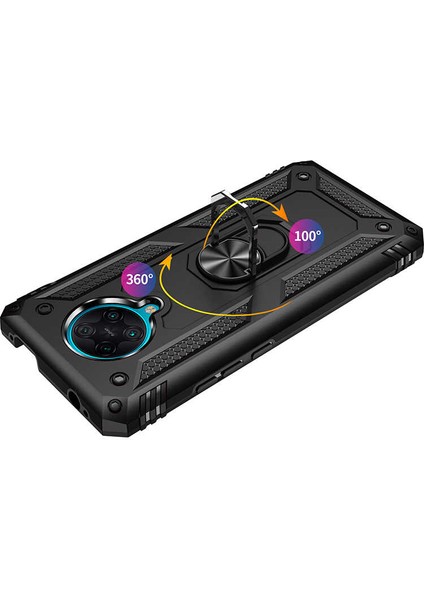 Xiaomi Redmi K30 Pro Kılıf Vega Kapak-Siyah