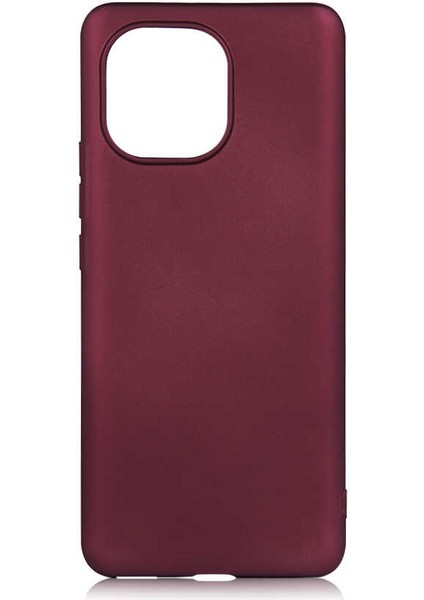 Heptek İletişim Xiaomi Mi 11 Kılıf Premier Silikon Kapak-Mürdüm