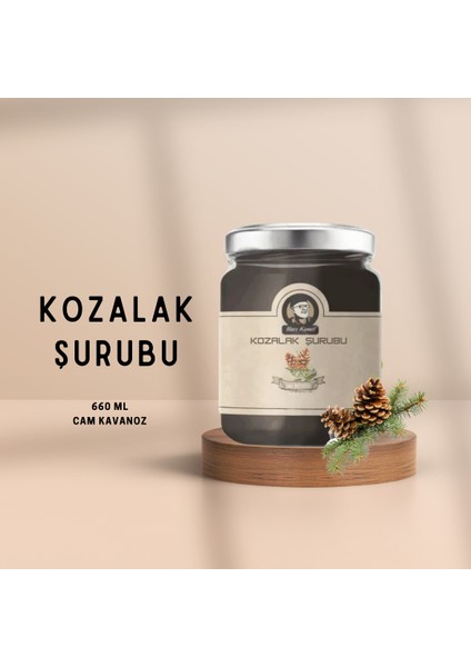 Kozalak Şurubu 660ML Cam Kavanoz