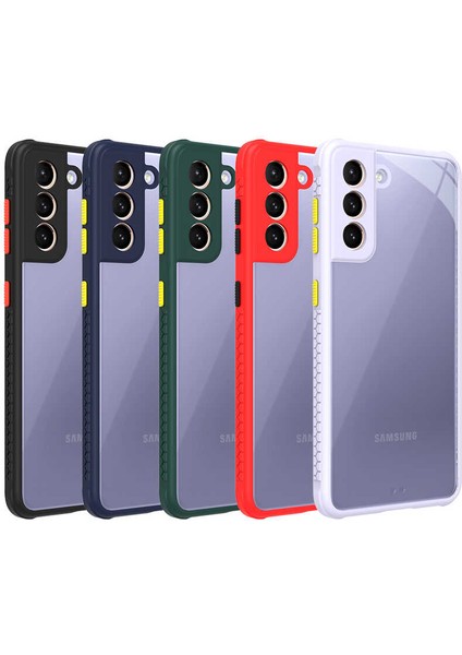 Heptek İletişim Galaxy S21 Kılıf ​​Kaff Kapak-Mor