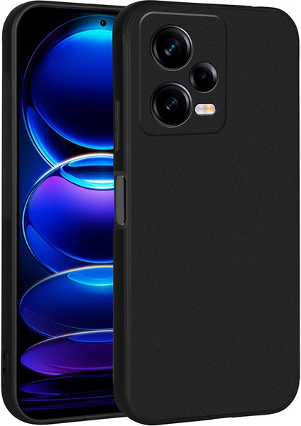 Heptek İletişim Xiaomi Redmi Note 12 Pro 5g Kılıf Premier Silikon Kapak-Siyah