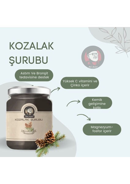 Kozalak Şurubu 660ML Cam Kavanoz