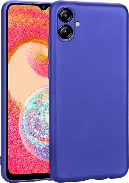Heptek İletişim Galaxy A04E Kılıf Premier Silikon Kapak-Saks Mavi