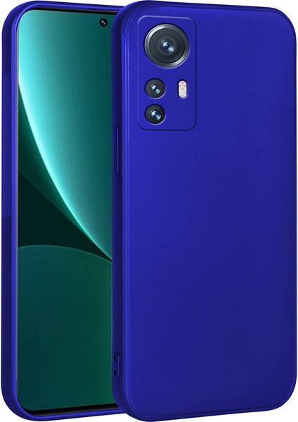 Heptek İletişim Xiaomi 12 Lite Kılıf Premier Silikon Kapak-Saks Mavi