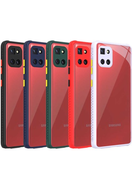Heptek İletişim Galaxy A81 (Note 10 Lite) Kılıf ​​Kaff Kapak-Mor