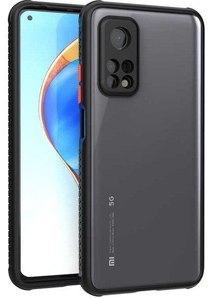 Heptek İletişim Xiaomi Mi 10T Pro 5g Kılıf ​​Kaff Kapak-Siyah