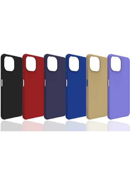 Xiaomi Mi 11 Lite Kılıf Biye Silikon-Mavi