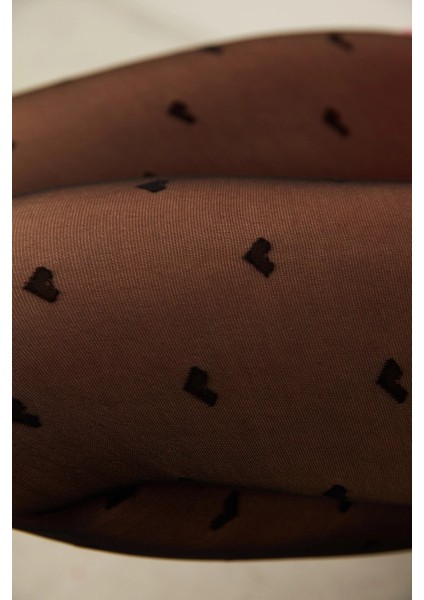 Kalp Desenli Külotlu Çorap Mini Heart fiyatları