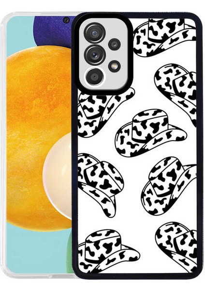 Galaxy A52 Kılıf Zore M-Fit Desenli Kapak-Hat No5