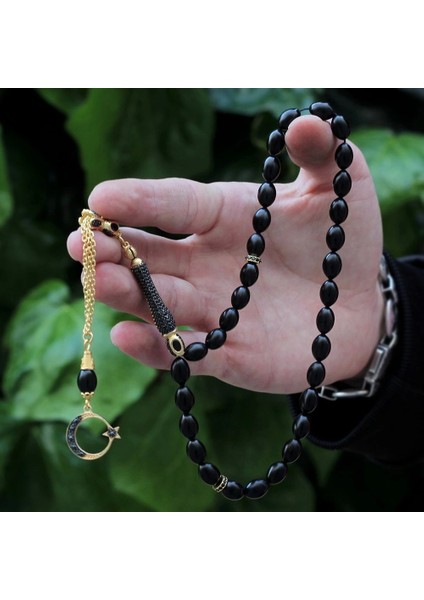 Altın Kaplama Gümüş Püsküllü Sade Erzurum Oltu Tesbih modelleri