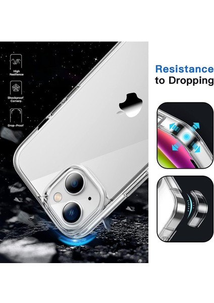 Iphone 14 Plus Uyumlu Şeffaf Kamera Korumalı Kılıf fırsatları