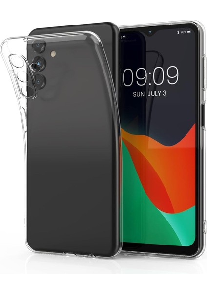 Samsung Galaxy A04S Uyumlu Şeffaf Kamera Korumalı Kılıf