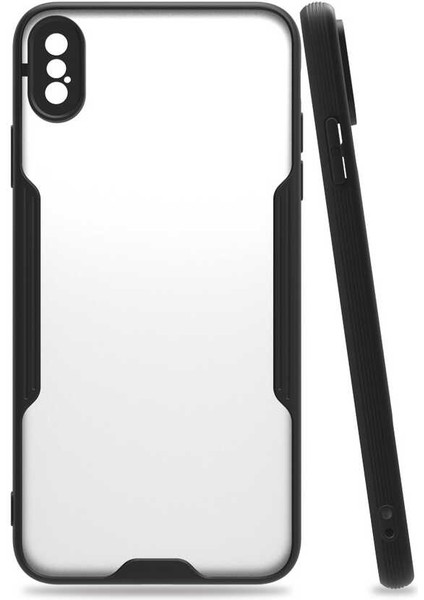 Apple iPhone Xs Max 6.5 Uyumlu Parfe Kapak-Sarı