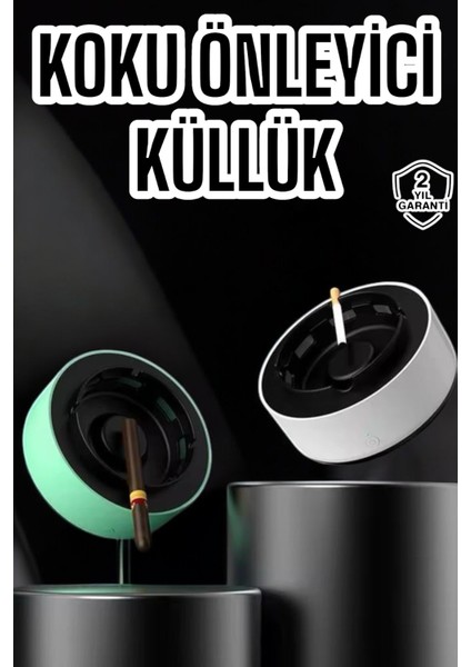 Dumanı Içine Çeken Küllük Kokuyu Hapseden Küllük Akıllı Kokusuz Küllük