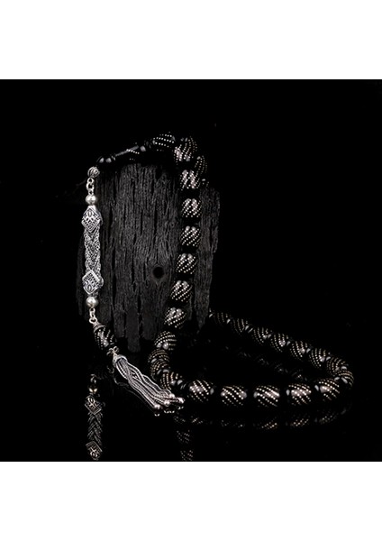 Gümüş Püsküllü Gümüş Işleme Kapsül Ateş Kehribar Tesbih fiyatları