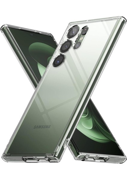 Samsung Galaxy S23 Ultra Uyumlu Şeffaf Kamera Korumalı Kılıf