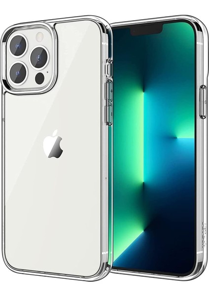 Iphone 13 Pro Max Uyumlu Şeffaf Kamera Korumalı Kılıf