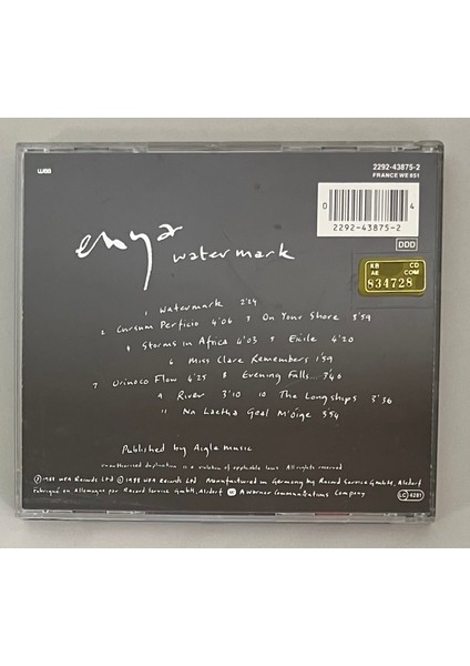 Enya Watermark CD