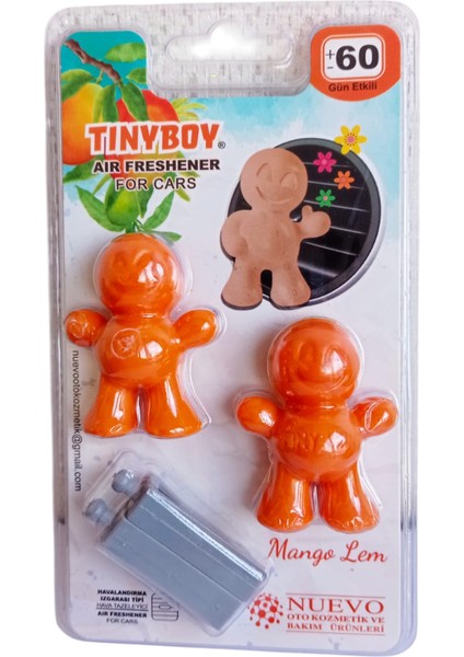 Minik Turuncu Adam Oto Petek Kokusu Mango Lem