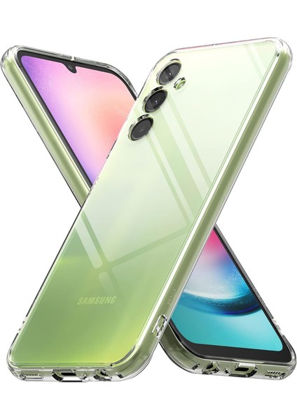 Samsung Galaxy A24 Uyumlu Şeffaf Kamera Korumalı Kılıf