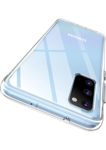 Samsung Galaxy S20 Uyumlu Şeffaf Kamera Korumalı Kılıf