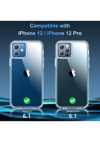 Iphone 12 / 12 Pro Uyumlu Şeffaf Kamera Korumalı Kılıf fiyatları