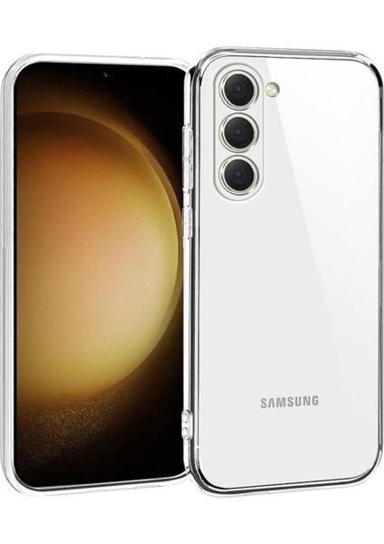 Samsung Galaxy S23 Fe Uyumlu Şeffaf Kamera Korumalı Kılıf
