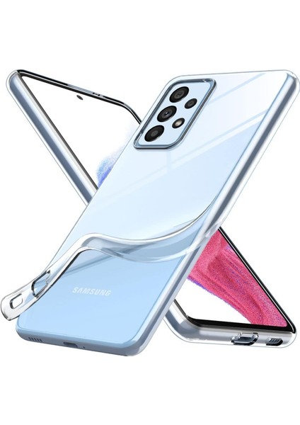 Samsung Galaxy A53 5g Uyumlu Şeffaf Kamera Korumalı Kılıf