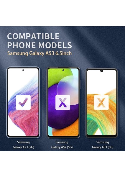 Samsung Galaxy A53 5g Uyumlu Şeffaf Kamera Korumalı Kılıf fiyatları