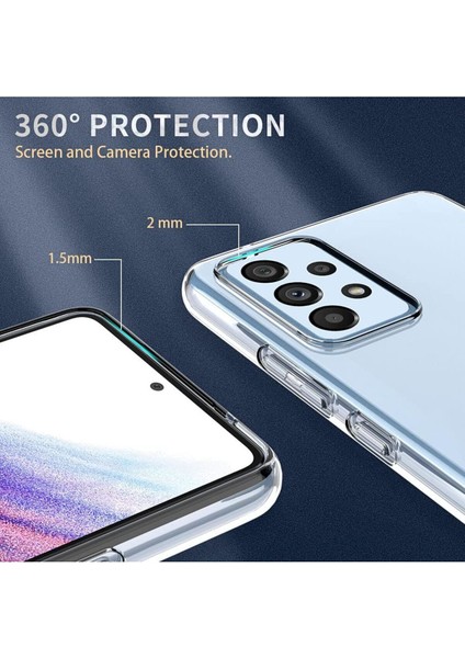 Samsung Galaxy A53 5g Uyumlu Şeffaf Kamera Korumalı Kılıf modelleri