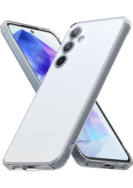 Samsung Galaxy A55 5g Uyumlu Şeffaf Kamera Korumalı Kılıf