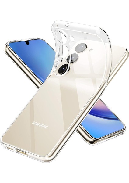 Samsung Galaxy A34 5g Uyumlu Şeffaf Kamera Korumalı Kılıf