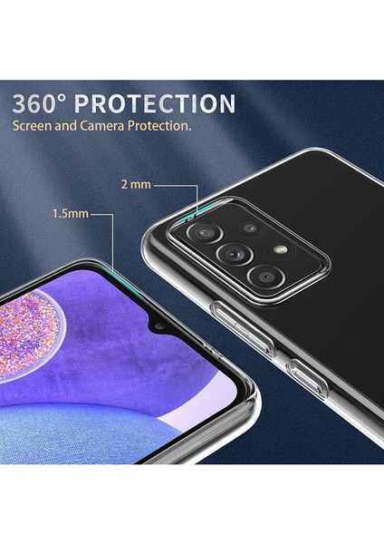 Samsung Galaxy A23 4g Uyumlu Şeffaf Kamera Korumalı Kılıf fiyatları