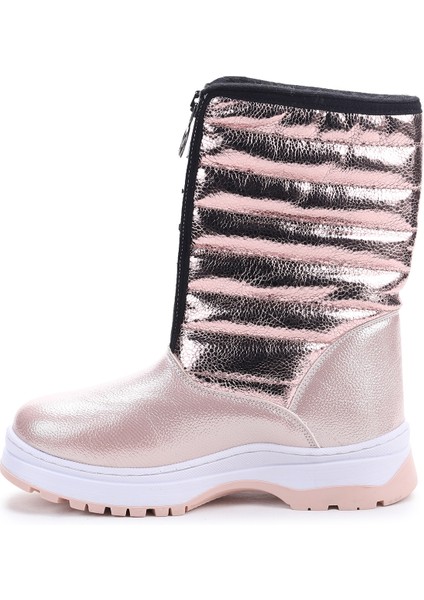 Vakko Fermuarlı Kız Çocuk Kar Botu Arz 2732 Pudra fırsatları