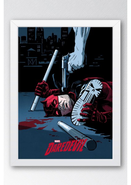 Daredevil Çerçeveli Tablo - Marvel Dizi Poster Tablo